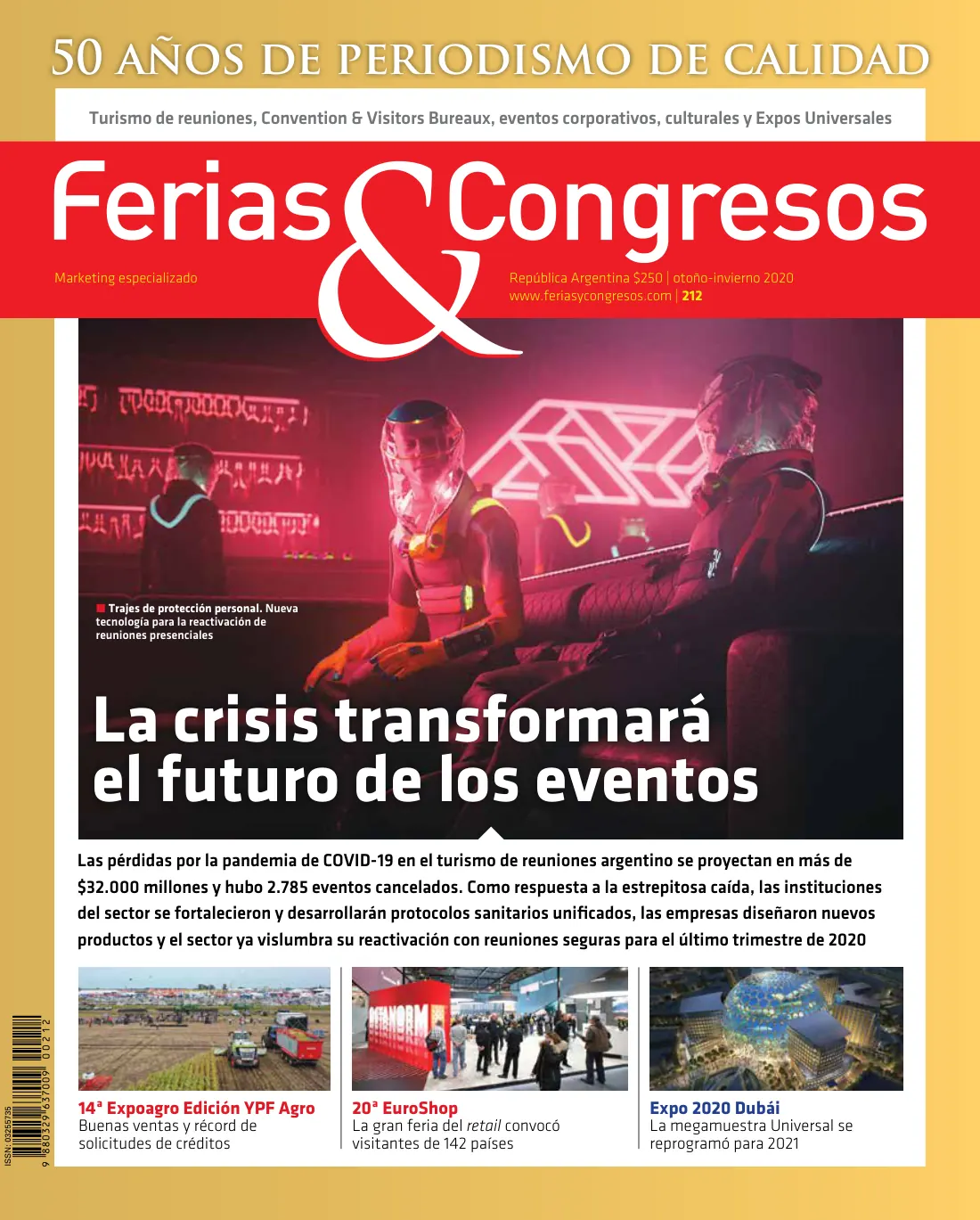 Revista Ferias & Congresos, página 1